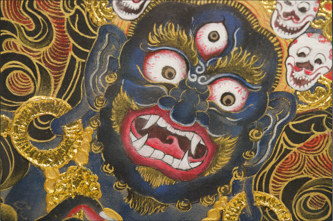 Mahakala Clay Relief Painting · Object 001
