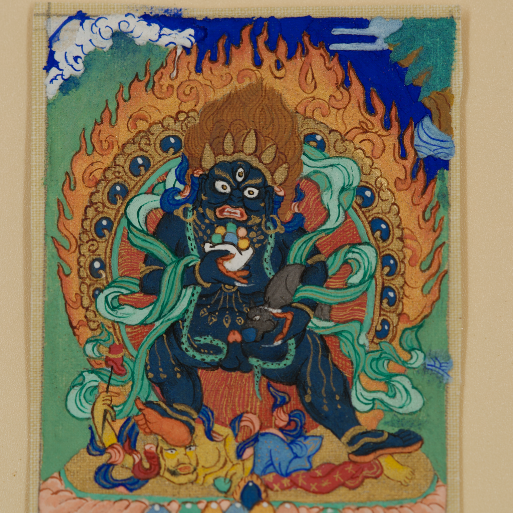 Black Jambhala Thangka Pendant · Object 202