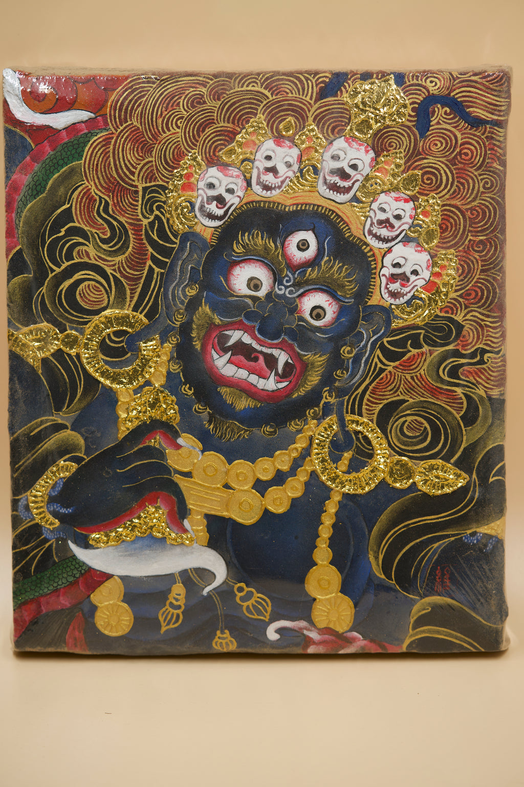 Mahakala Clay Relief Painting · Object 001