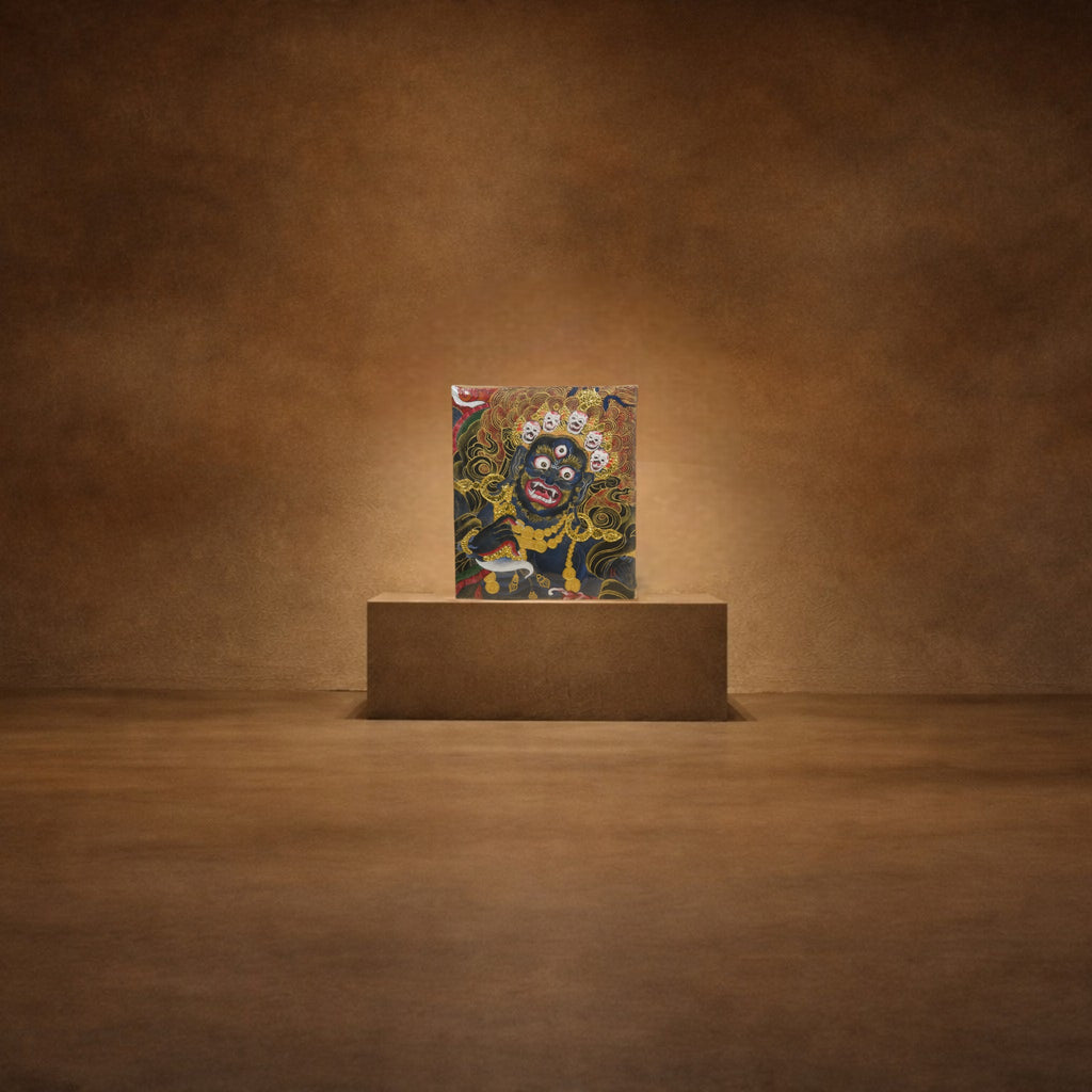 Mahakala Clay Relief Painting · Object 001