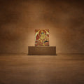 Yellow Jambhala Clay Relief Painting · Object 002