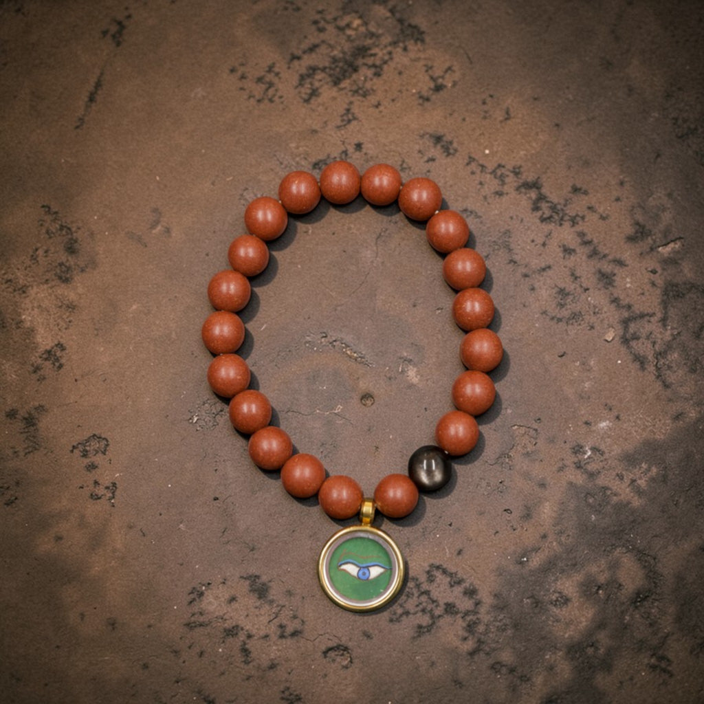 Tibetan Herbal Prayer Bead Bracelet · Object 104