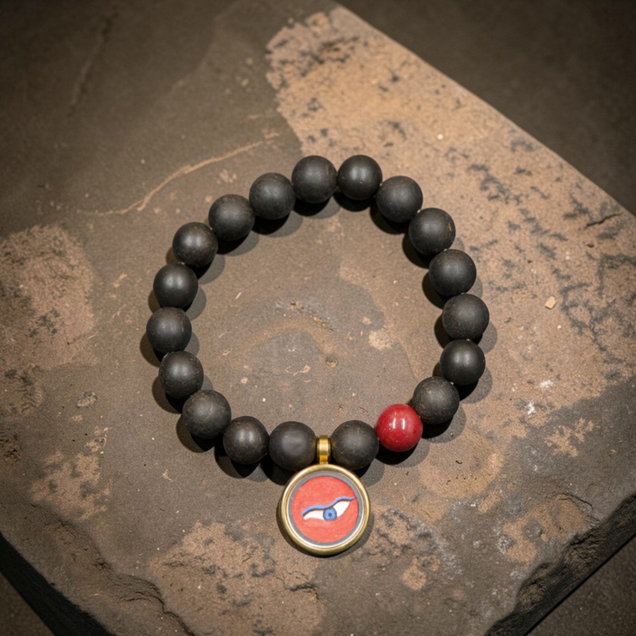 Tibetan Herbal Prayer Bead Bracelet · Object 105