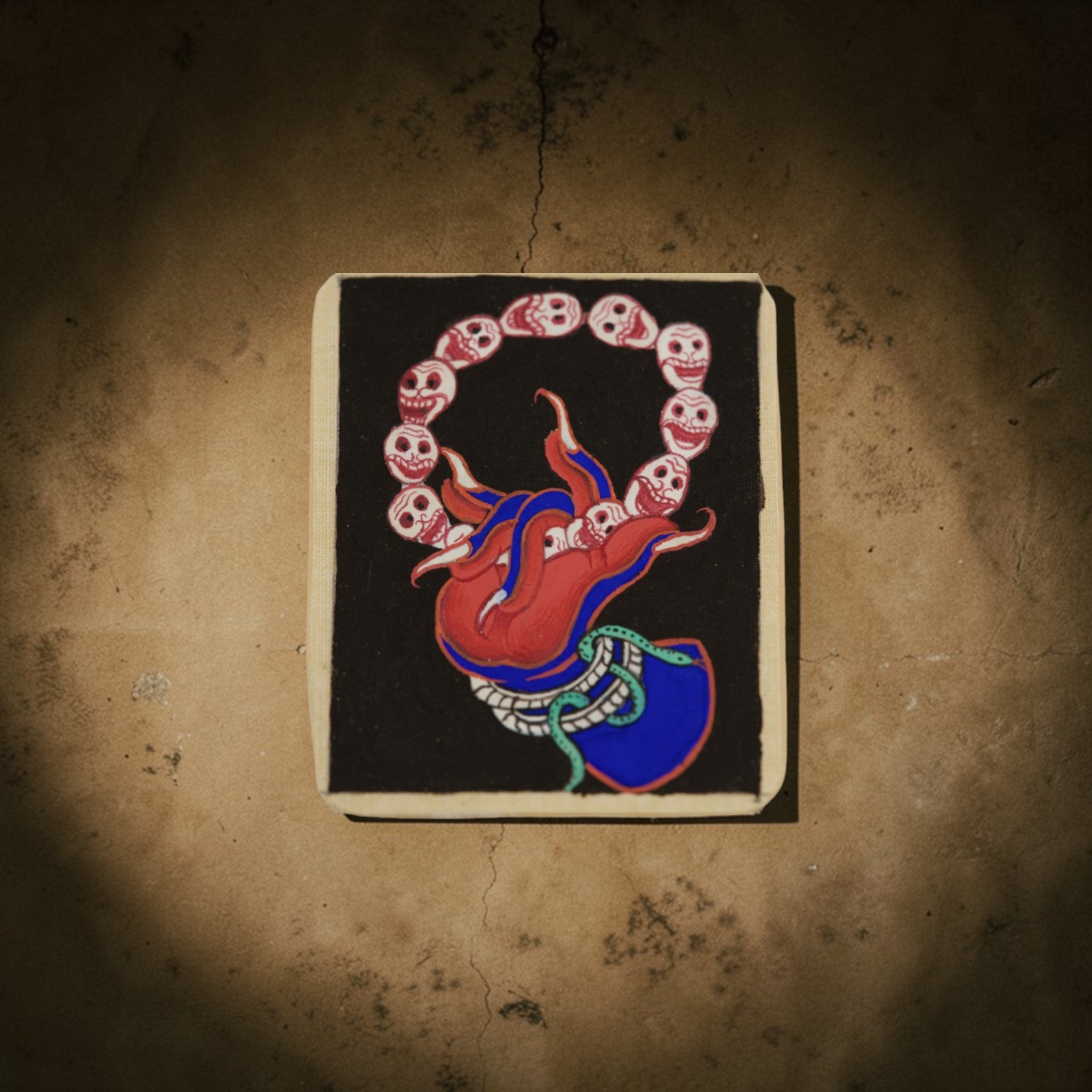 Mahakala Hand & Skull Rosary · Object 203