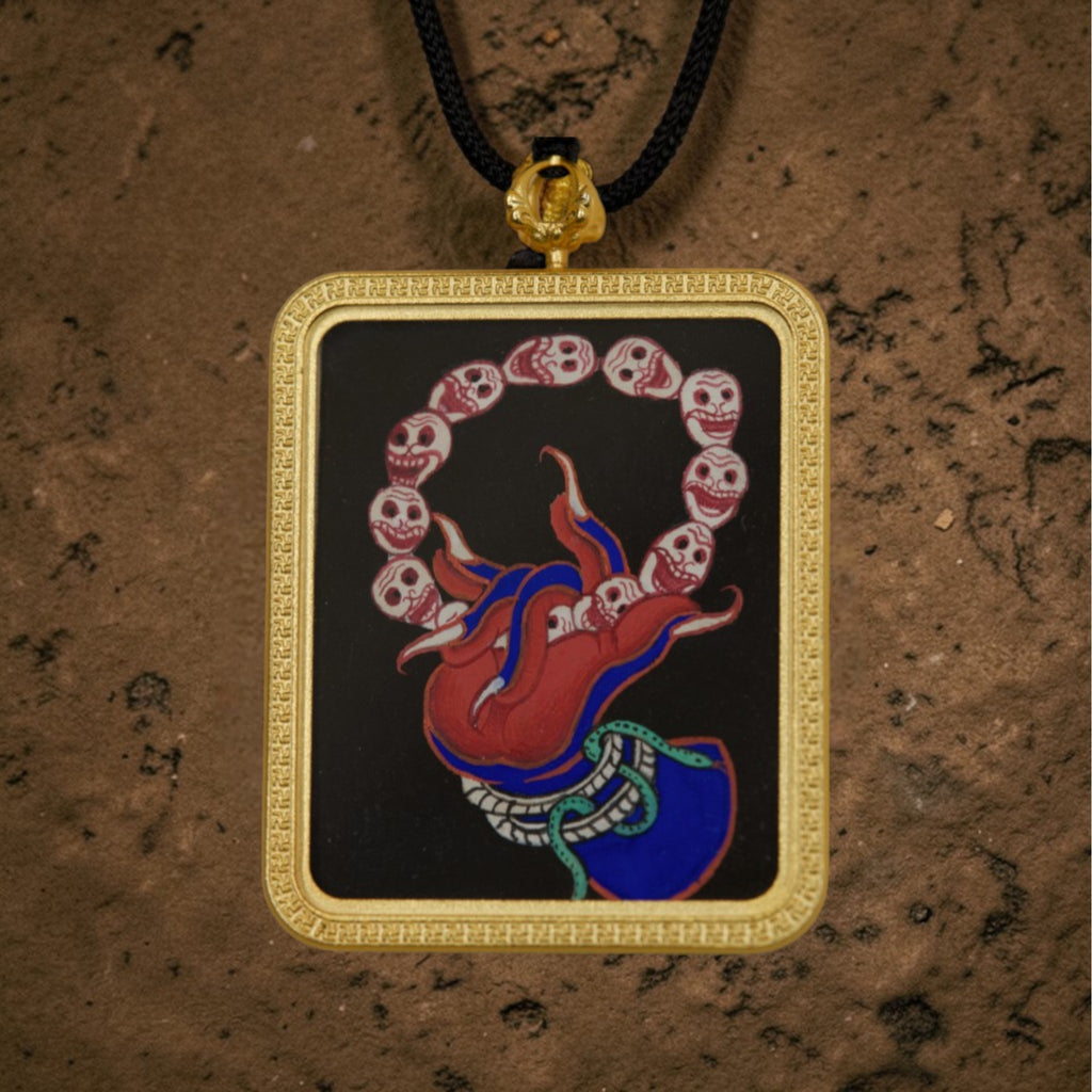 Mahakala Hand & Skull Rosary · Object 203