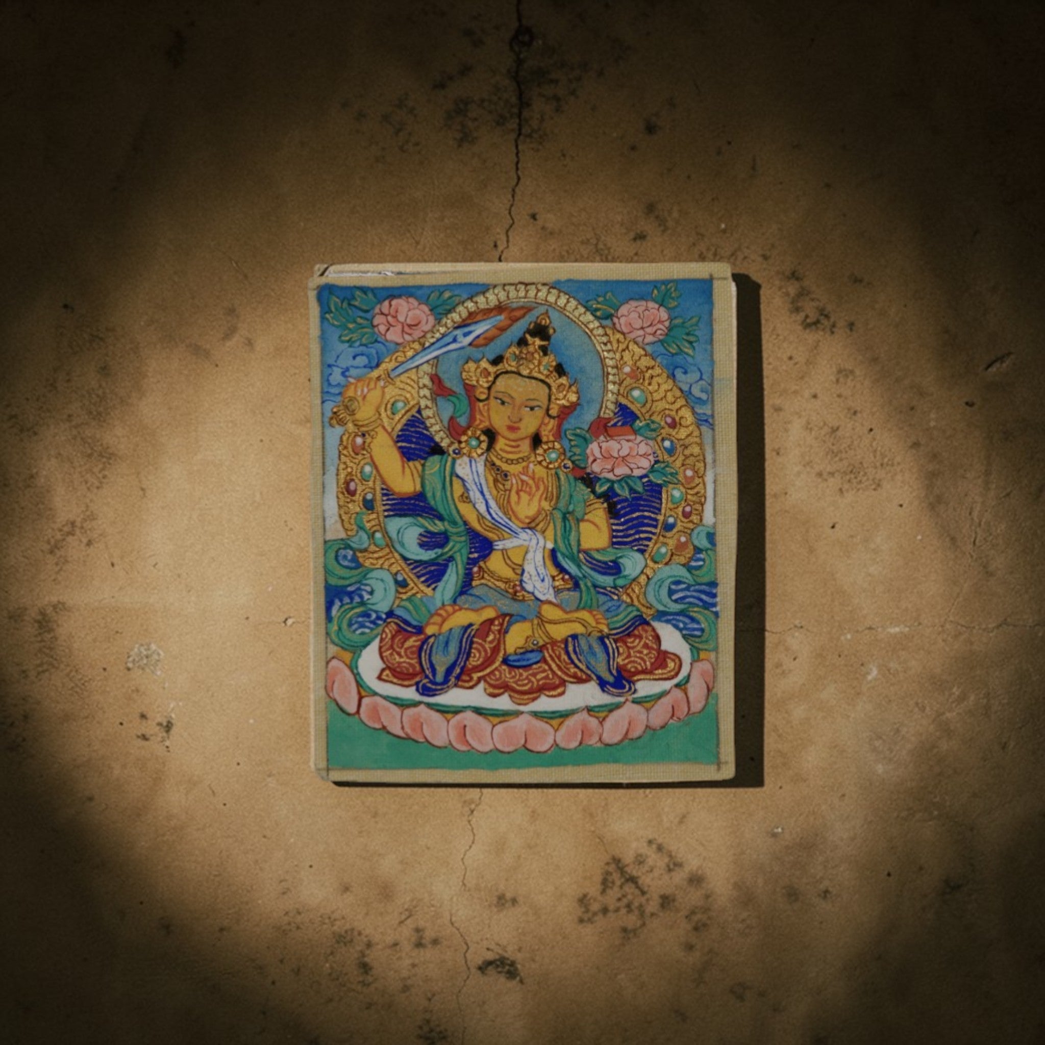 Manjushri Thangka Pendant · Object 206