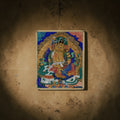 Vaiśravaṇa on Dragon Thangka Pendant · Object 207