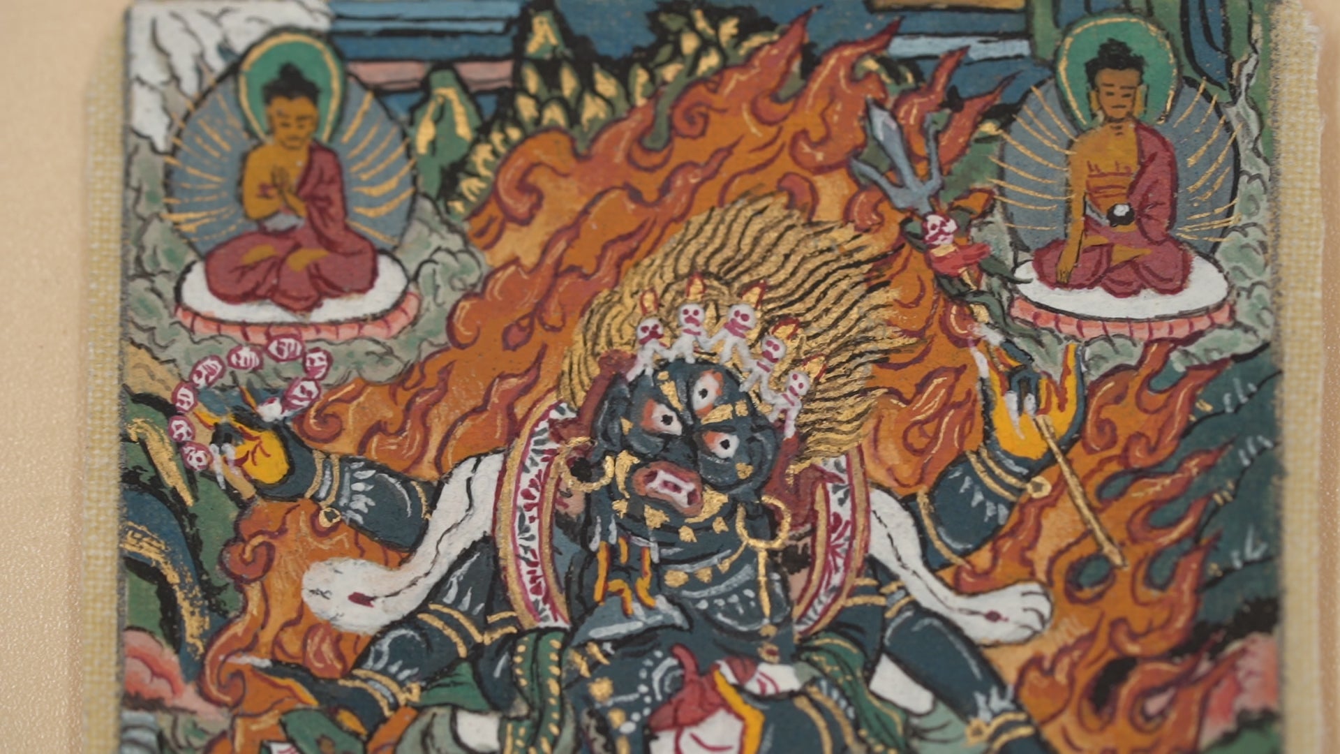 Mahakala Thangka Pendant · Object 201