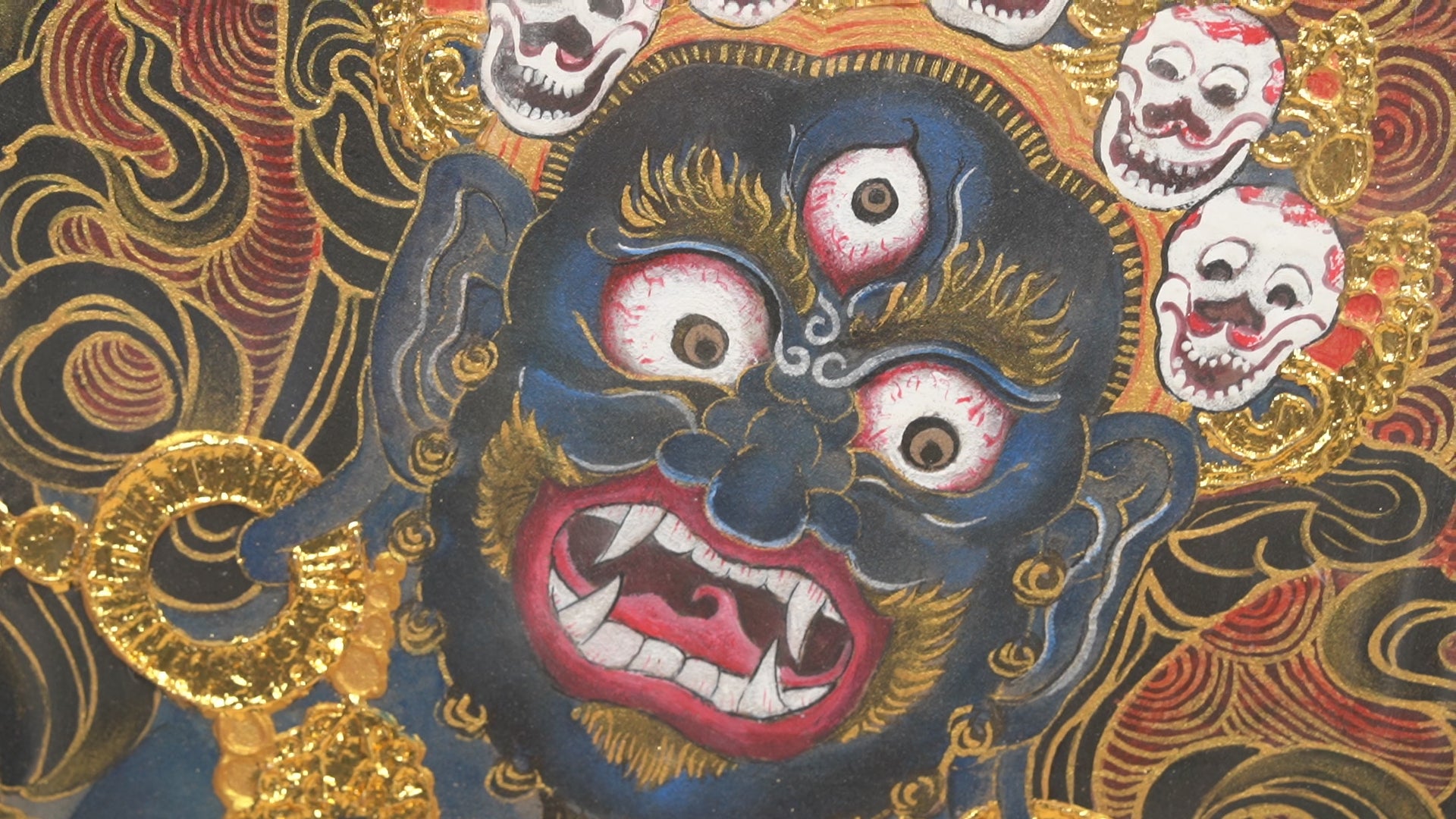 Mahakala Clay Relief Painting · Object 001