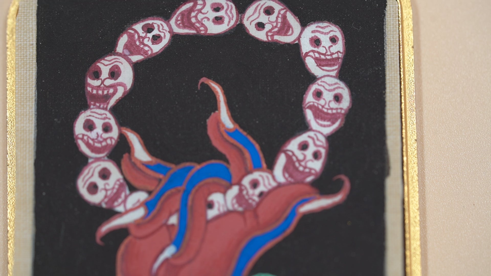Mahakala Hand & Skull Rosary · Object 203